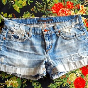 Joe's jeans shorts festival cut off country stagecoach Coachella 27